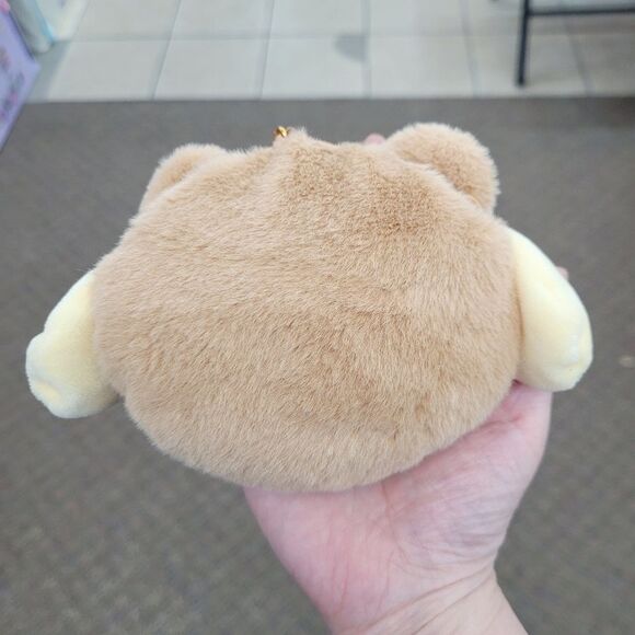 Brand New Pompompurin Brown & Yellow Pouch Bag Keychain - Picture 5 of 7